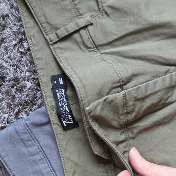 7th Avenue New York and Company Capri Bundle 2 Pairs Size Women's 6 - Picture 2 of 9